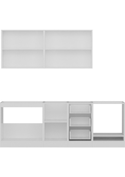 230 Cm Mutfak Dolabı Beyaz Dore 230-D6 fiyatları