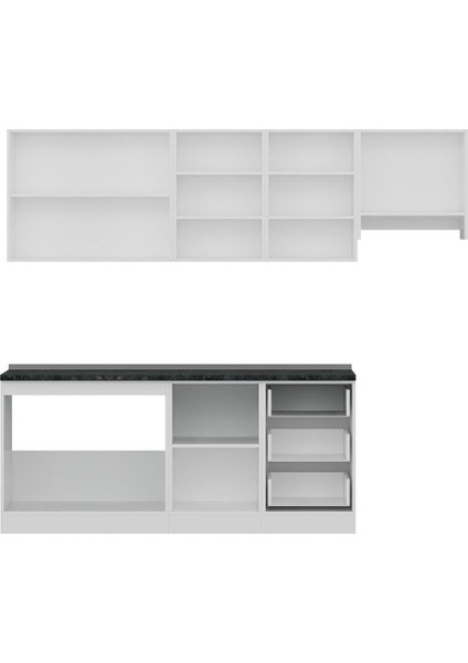 250 Cm Mutfak Dolabı Beyaz 250-B7 fiyatları