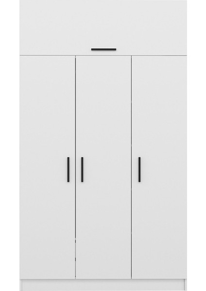 Kale 3 Kapaklı Zincir Dolap-Yüklük - Beyaz fırsatları