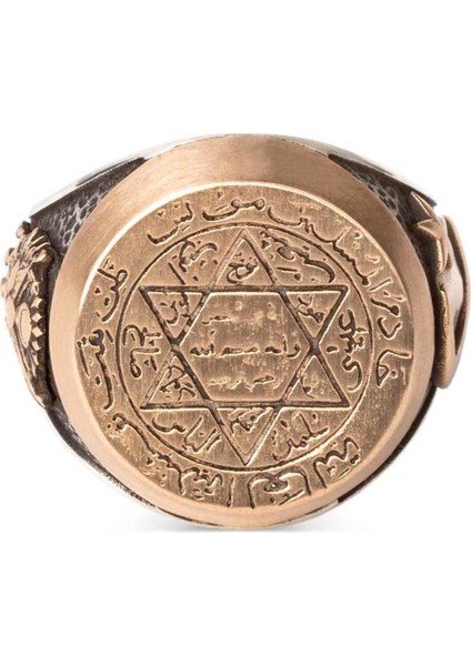 Osmanlı Armalı ve Ay Yıldızlı Mührü Süleyman Yüzük modelleri