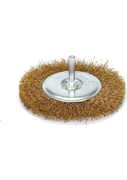 40 mm Pimli Telli Fırça Daire Fırça Pas Temizleme Fırçası