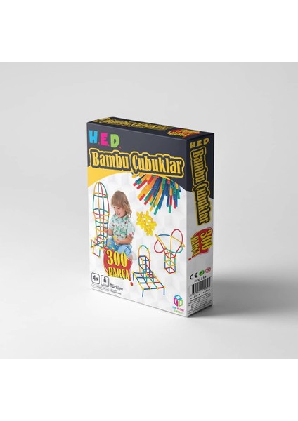 Hed Bambu Çubuklar 300 Parça
