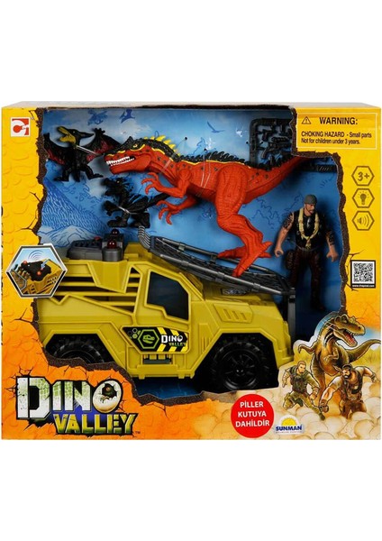 Chap Mei Sesli ve Işıklı Dino Valley Dinozor Avcısı Oyun Seti 542085