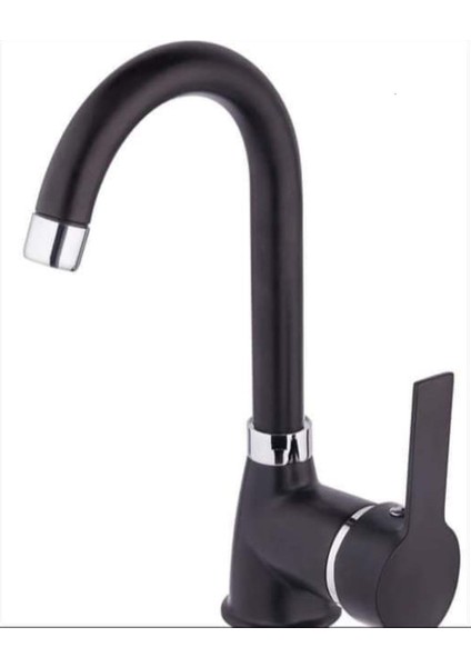 Siyah Lavabo Musluk Bataryasi