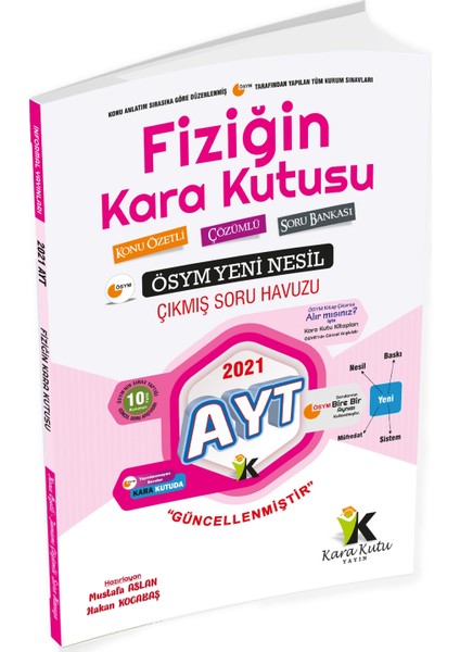 İnformal Yayınları AYT Fiziğin Kara Kutusu Konu Özetli Tamamı Çözümlü Sor Bankası