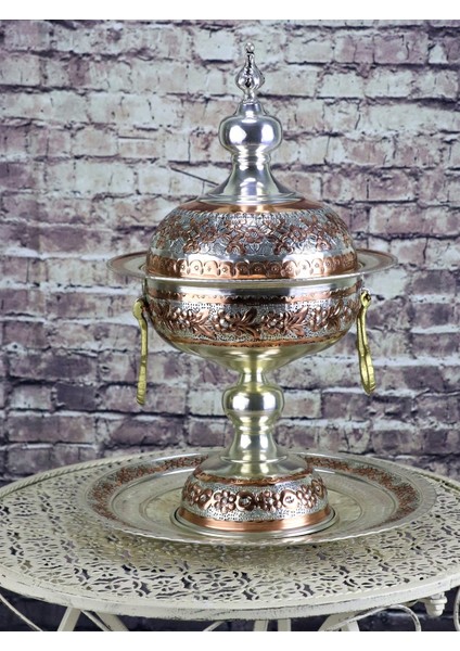 Dekoratif Orta Bakır Mangal