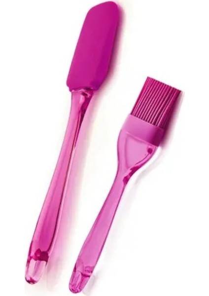 Silikon Fırça Spatula Seti 2 Parça