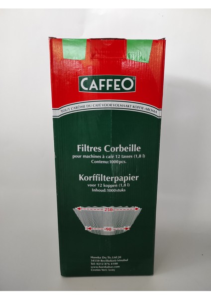 Filtre Kağıdı 90/250 Basket 1000'LI