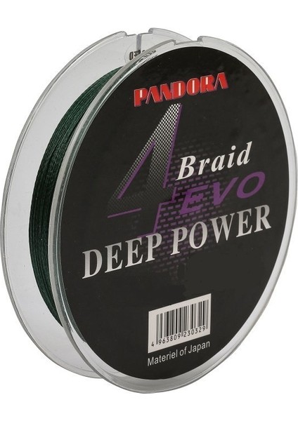 Deep Power 4 x Ip Dark Green Misina Boyut: 150 M Kalınlık: 0.16 mm