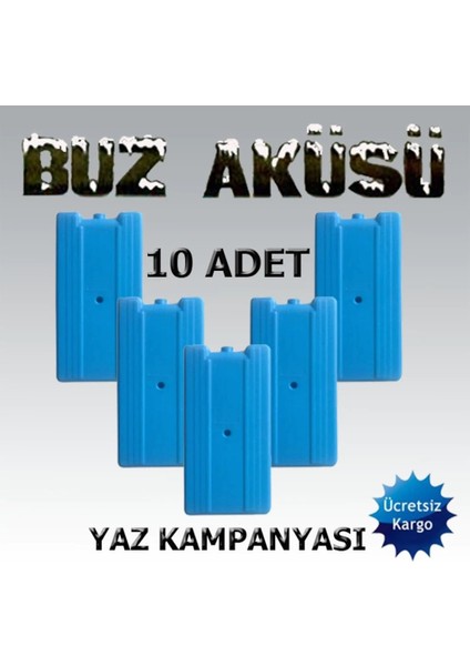10 Adet Buz Aküsü Buz Kaseti Buzluk 200ML fiyatları