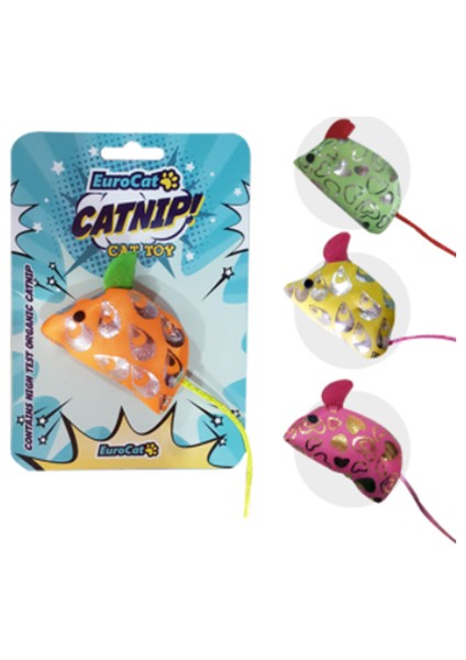 Kedi Oyuncağı Yaldızlı Fare