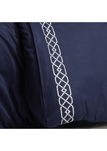 Vienza Nakışlı Pamuk Saten Çift Kişilik Nevresim Takımı indirimleri