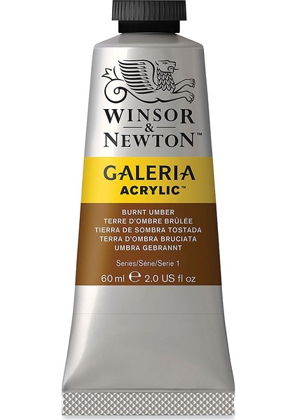 Galeria Akrilik Boya 60 ml Burnt Umber 076