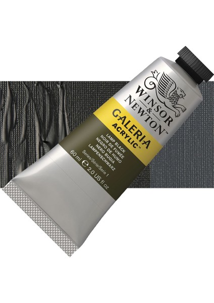 Galeria Akrilik Boya 60 ml Lamp Black 337