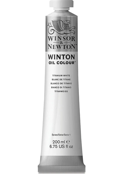 Winsor & Newton Winton Yağlı Boya 200 ml Titanium White 644 (40)