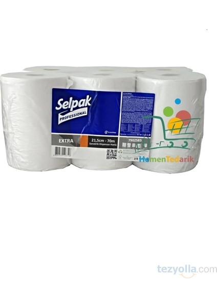 Sensörlü Havlu 21cm 70mt 6lı