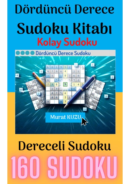 Dereceli Zor Sudoku Kitabı -Dördüncü Derece