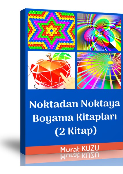 Çocuklar İçin Noktadan Noktaya Boyama Kitapları -2 Kitap