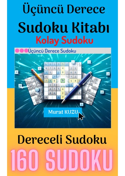 Dereceli Normal Sudoku Kitabı -Üçüncü Derece