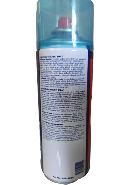 Koruyucu-Yağlayıcı Sprey 200ml modelleri