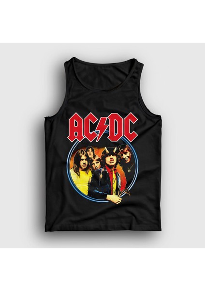 Unisex Siyah Highway To Hell Cover AC/DC Atlet
