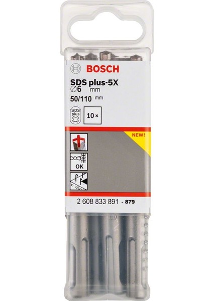 Sds-Plus-5x 6*110 mm 10'lu Paket fiyatları