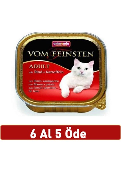 Animondo Vom.kedi Sığır-Pataes 100 G 5+1