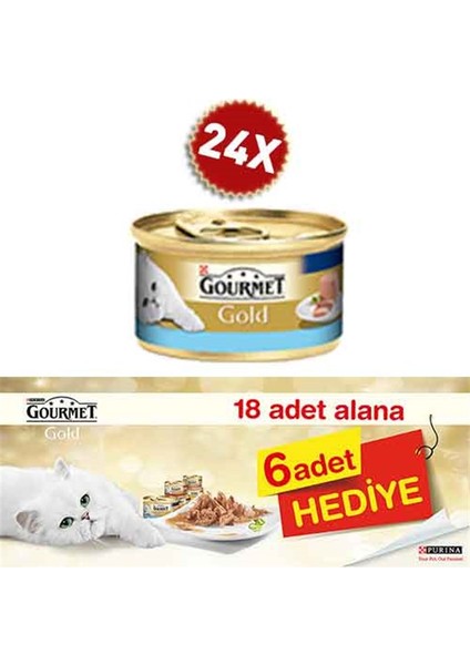 Ton Balıklı Yetişkin Kıyılmış Kedi Konserve 85 gr 24 Adet