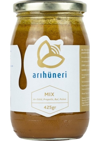 Arı Hüneri Mix ( Arı Sütü - Bal - Polen - Propolis ) 425 gr