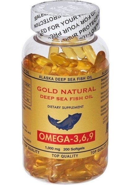 Omega 3 6 9 Balık Yağı 200 Softgel
