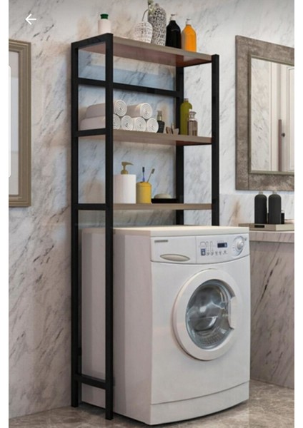 Blt Ev Gerecleri Çamaşır Makinesi Üstü Banyo Rafı Antik Meşe fiyatları