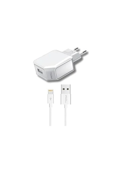 Apple iPhone Uyumlu Powerıq Series Şarj Aleti Lightning USB Kablolu Ac-21