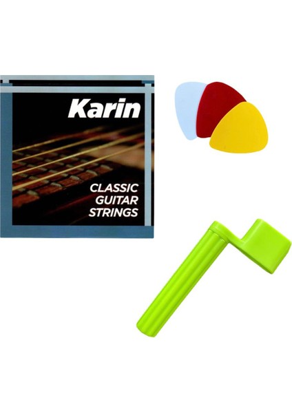 Tel Burgusu ve Karin Klasik Gitar Teli + 3 Pena