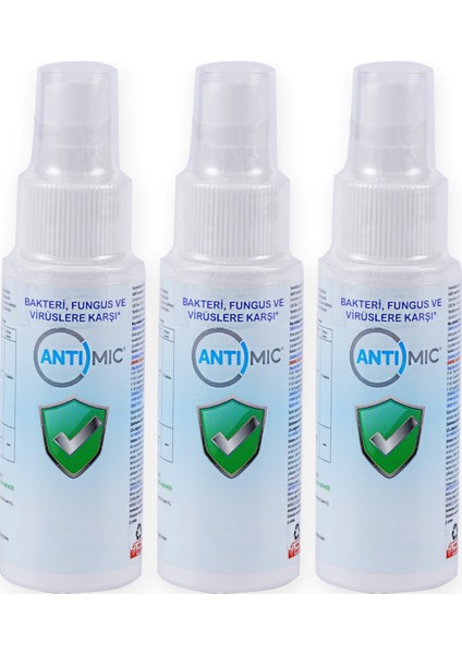 Kalıcı Yüzey Dezenfektanı 50 Ml 3'lü Paket