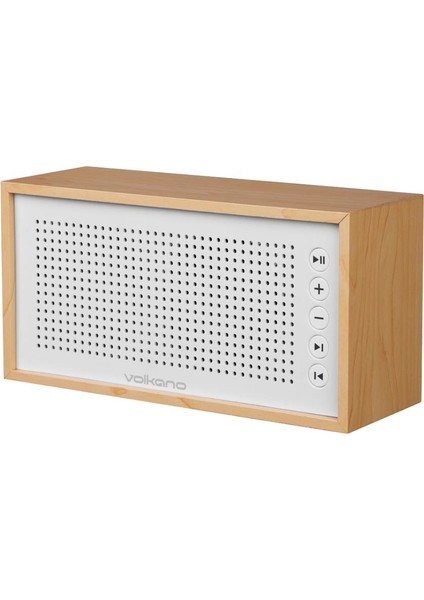 VK-3132-WD Deco Series Kablosuz Bluetooth Hoparlör Ahşap