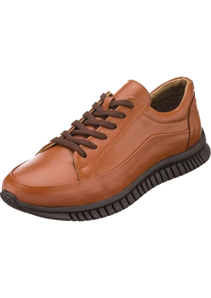 Costo Shoes G1053461 Taba Kauçuk Taban Büyük Numara Rahat Geniş Kalıp Erkek Vip Spor Ayakkabı