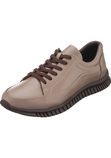 Costo Shoes G1053461 Vizon Kauçuk Taban Büyük Numara Rahat Geniş Kalıp Erkek Vip Spor Ayakkabı