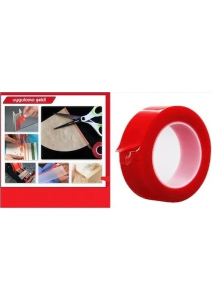 Çift Taraflı Vhb Akrilik Silikon Bant 18 mm x 2 M fiyatları