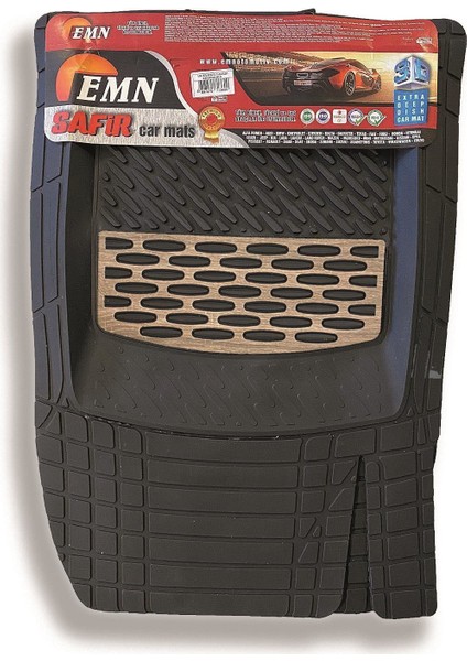 Safir Audi A6 1997 2005 Krom Ahşap 3D Paspas