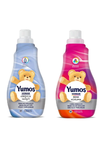 Kırışıklık Karşıtı 1200 ml & Yumoş Renk Koruma 1200ML (2'li Set)