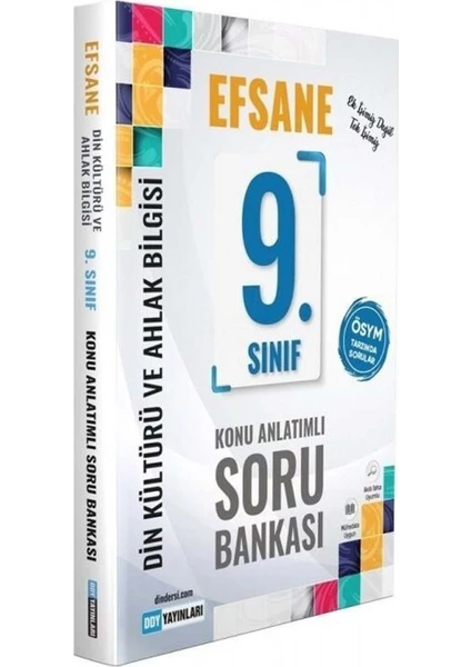 Ddy Yayınları 9. Sınıf Din Kültürü ve Ahlak Bilgisi Efsane Konu Anlatımlı Soru Bankası