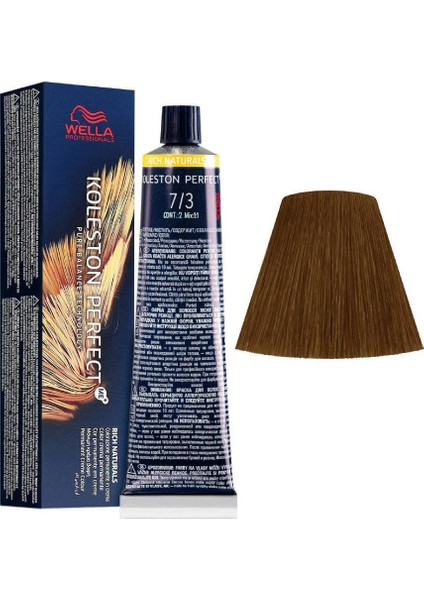 Koleston Perfect Me+ Tüp Boya 60 ml 7/3 Altın Sarısı