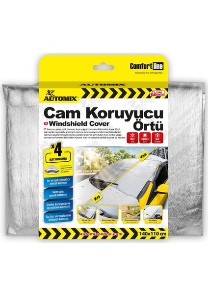 Cam Koruyucu Örtü 140X110 cm 44426