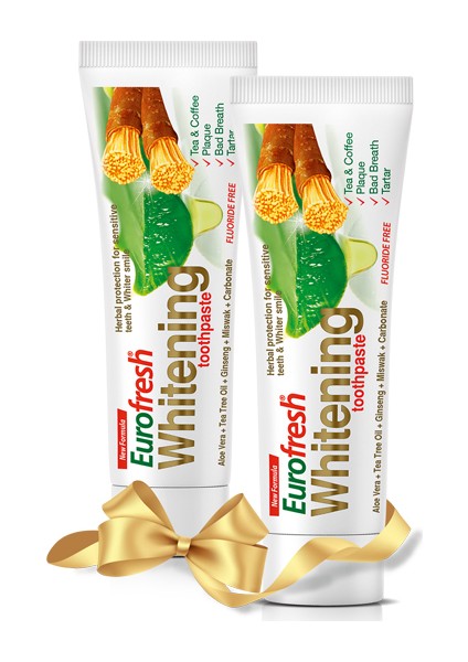 Aloe Veralı Misvaklı Beyazlatıcılı Diş Macunu 2x112 gr