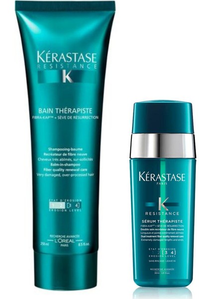 Resistance Bain Therapiste Şampuan 250 ml + Resistance Serum Therapiste Saç Serumu 30 ml