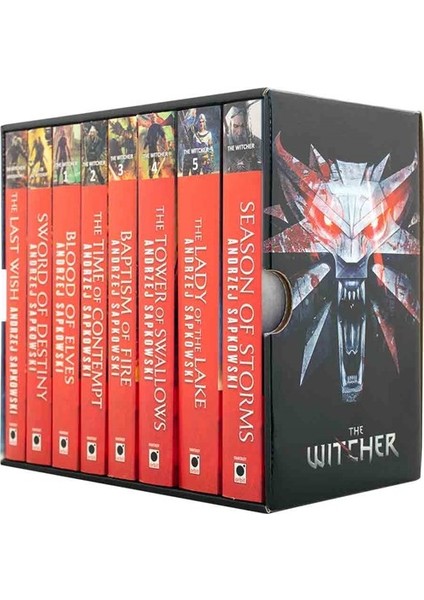 The Witcher Box Set - Ingilizce 8 Kitap Takım -Özel Kutulu - Andrzej Sapkowski