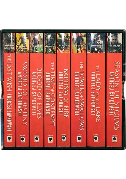 The Witcher Box Set - Ingilizce 8 Kitap Takım -Özel Kutulu - Andrzej Sapkowski