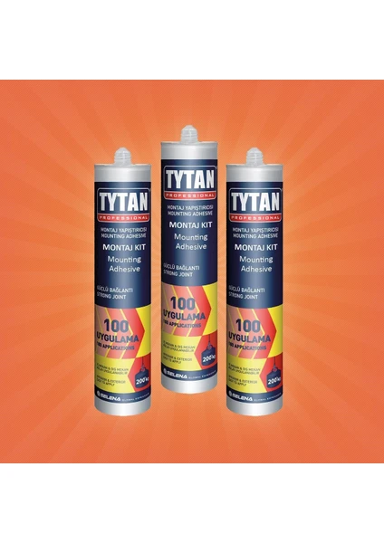 Montaj Yapıştırma Silikonu Tytan 310 ml - Tytan - 3'lü