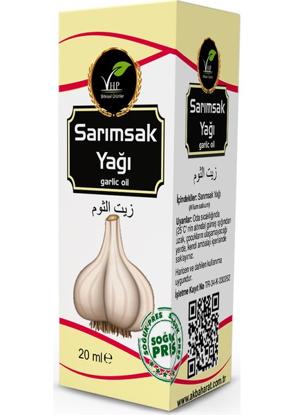 Sarımsak Yağı 20 ml