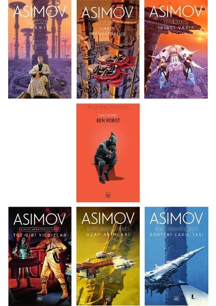 Vakıf'ın Sınırı - Vakıf ve Dünya - Vakıf Kurulurken - Isaac Asimov - 7 Kitap Set